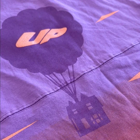 Disney Adult Purple and Orange 'Up' Shirt - Picture 6 of 7
